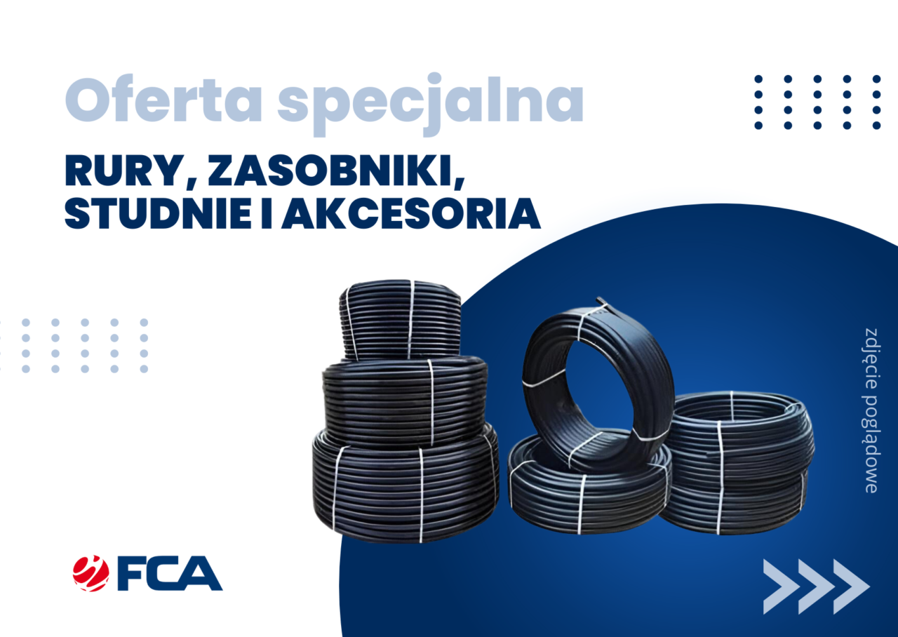 Rury, zasobniki, studnie i akcesoria